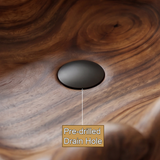 Tharion Handcrafted Solid Wood Hands-Shaped Vessel Sink
