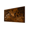 Tharion Solid Wood Sculpted Wall Art Brown - Timberustic Wall Art