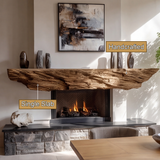 Tharok Handcrafted Fireplace Mantel Shelf SPA985244