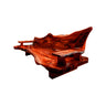 Thervan Live Edge Solid Wood Sofa Mahogany - Timberustic Sofa