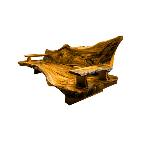 Thervan Live Edge Solid Wood Sofa Teak - Timberustic Sofa
