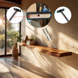 Theryn Live Edge Solid Wood Floating Shelf SPA401456 - Timberustic Floating Shelf