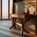 Theryndel Sculpted Solid Wood Console Table SPA332234