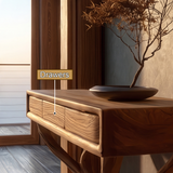 Therynvale Sculpted Solid Wood Console Table SPA584513