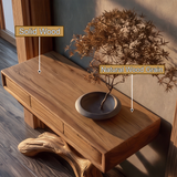 Therynvale Sculpted Solid Wood Console Table SPA584513