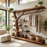 Thornmere Solid Wood Entryway Organizer