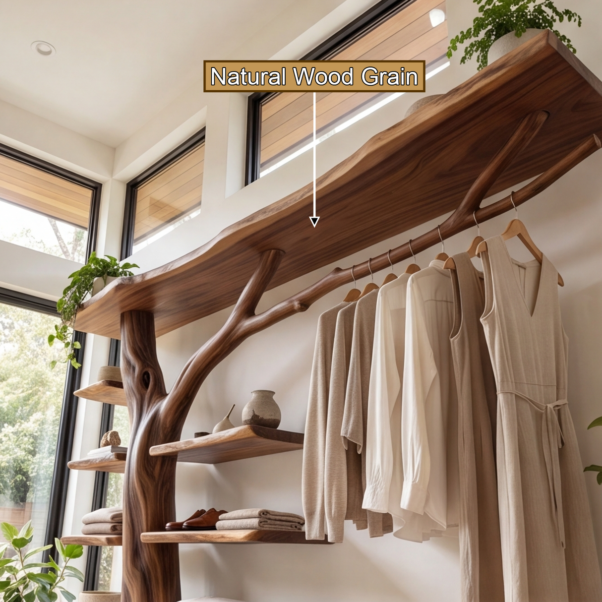 Thornmere Solid Wood Entryway Organizer
