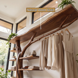Thornmere Solid Wood Entryway Organizer