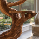 Thornvale Handcrafted Tree Branch Parrot Stand SPA389589 - Timberustic Tree Branch Parrot Stand