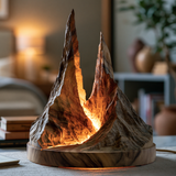 Thornvale Sculpted Mountain Table Lamp - Timberustic Table Lamp