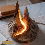 Thornvale Sculpted Mountain Table Lamp - Timberustic Table Lamp