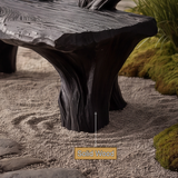 Thornvale Sculpted Solid Wood Outdoor Bench - Timberustic Bench