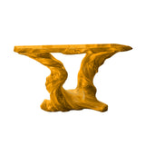 Thornveil Sculpted Solid Wood Console Table Teak - Timberustic Console Table