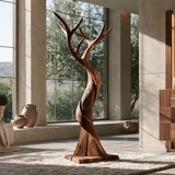 Thornwyn Handcrafted Sculpted Solid Wood Tree Coat Rack