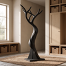 Thornwyn Handcrafted Sculpted Solid Wood Tree Coat Rack