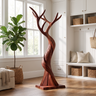 Thornwyn Handcrafted Sculpted Solid Wood Tree Coat Rack
