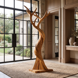 Thornwyn Handcrafted Sculpted Solid Wood Tree Coat Rack
