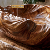 Tidecarve Handcrafted Solid Wood Vessel Sink - Timberustic Vessel Sinks