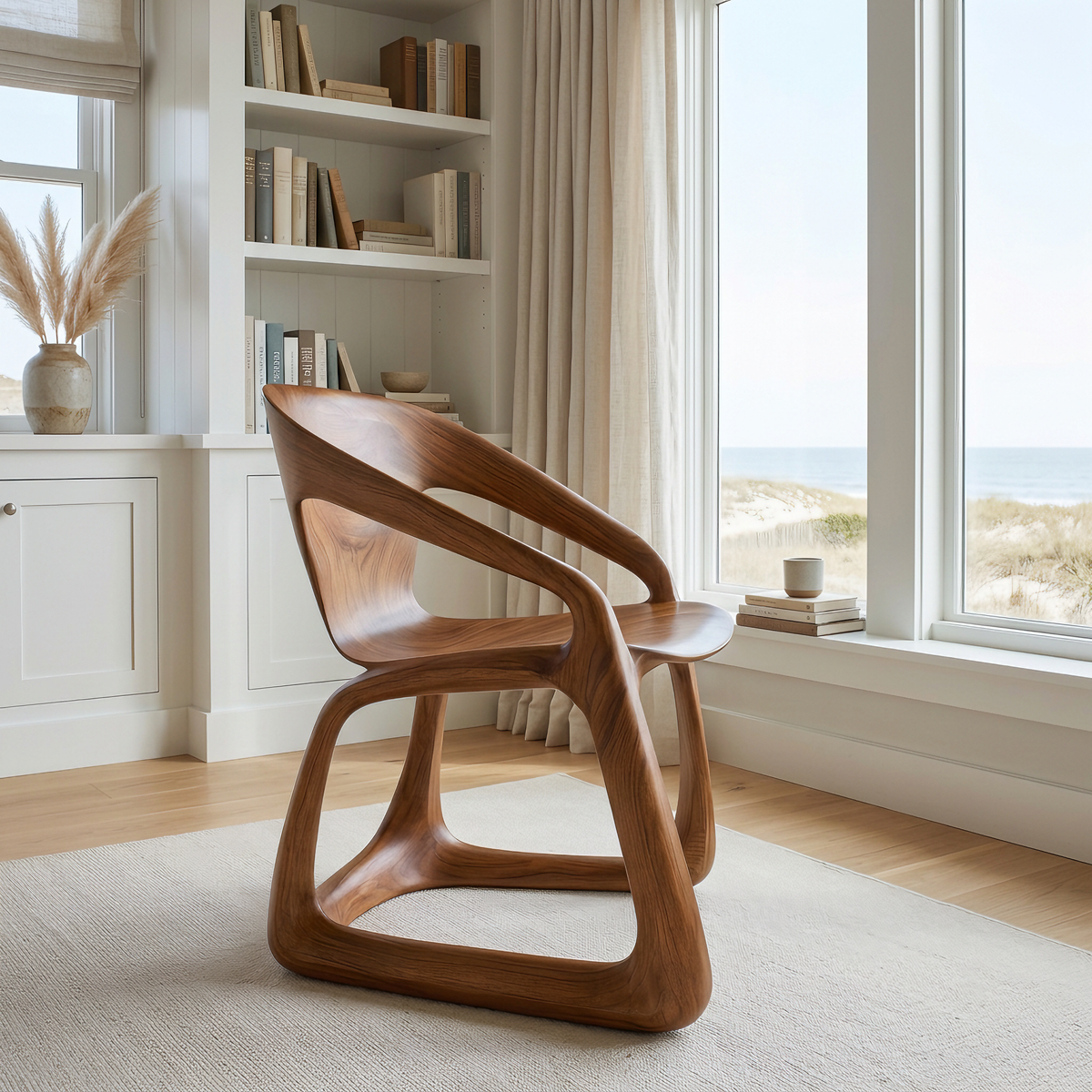 Ardynor Handcrafted Solid Wood Dining Chair Brown - Timberustic Dining Chair