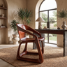 Ardynor Handcrafted Solid Wood Dining Chair Mahogany - Timberustic Dining Chair