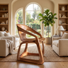 Ardynor Handcrafted Solid Wood Dining Chair Natural Oak - Timberustic Dining Chair