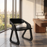 Arvelle Handcrafted Solid Wood Dining Chair Black - Timberustic Dining Chair