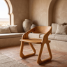 Arvelle Handcrafted Solid Wood Dining Chair Teak - Timberustic Dining Chair