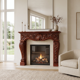 Aurelisse Handcrafted Solid Wood Fireplace Mantel Surround Mahogany - Timberustic Fireplace Mantel Surround