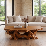 Averelle Handcrafted Solid Wood Coffee Table Teak - Timberustic Coffee Table