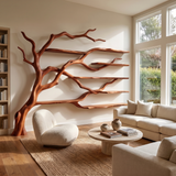 Branchmere Handcrafted Solid Wood Tree Bookshelf Mahogany - Timberustic Tree Bookshelf