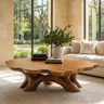 Cyravelle Handcrafted Solid Wood Coffee Table Teak - Timberustic Coffee Table