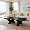 Elarwen Handcrafted Solid Wood Coffee Table Black - Timberustic Coffee Table
