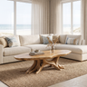 Elarwyn Handcrafted Solid Wood Coffee Table Natural Oak - Timberustic Coffee Table