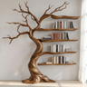 Eldergrove Handcrafted Solid Wood Tree Bookshelf Brown - Timberustic Tree Bookshelf
