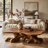Elvarenne Handcrafted Solid Wood Coffee Table Brown - Timberustic Coffee Table
