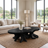 Elvaris Handcrafted Solid Wood Coffee Table Black - Timberustic Coffee Table
