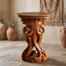 Morvessa Handcrafted Octopus Pedestal Stand Brown - Timberustic Pedestal Stand