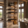 Norveth Live Edge Solid Wood Floating Wine Shelf SPA395873 Brown - Timberustic Floating Wine Shelf