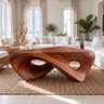 Norwyn Handcrafted Solid Wood Coffee Table Mahogany - Timberustic Coffee Table