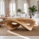 Norwyn Handcrafted Solid Wood Coffee Table Natural Oak - Timberustic Coffee Table