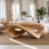 Norwyn Handcrafted Solid Wood Coffee Table Natural Oak - Timberustic Coffee Table