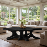 Olivareth Handcrafted Solid Wood Coffee Table Black - Timberustic Coffee Table