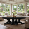 Olivareth Handcrafted Solid Wood Coffee Table Black - Timberustic Coffee Table