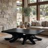 Tharvane Handcrafted Solid Wood Coffee Table Black - Timberustic Coffee Table