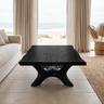 Thervane Handcrafted Solid Wood Coffee Table Black - Timberustic Coffee Table