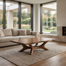 Thervane Handcrafted Solid Wood Coffee Table Brown - Timberustic Coffee Table