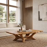 Thervane Handcrafted Solid Wood Coffee Table Teak - Timberustic Coffee Table