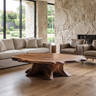 Thornridge Live Edge Solid Wood Coffee Table Brown - Timberustic Coffee Table