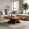 Thornridge Live Edge Solid Wood Coffee Table Mahogany - Timberustic Coffee Table