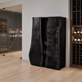 Virellan Handcrafted Solid Wood Bar Cabinet Black - Timberustic Bar Cabinet